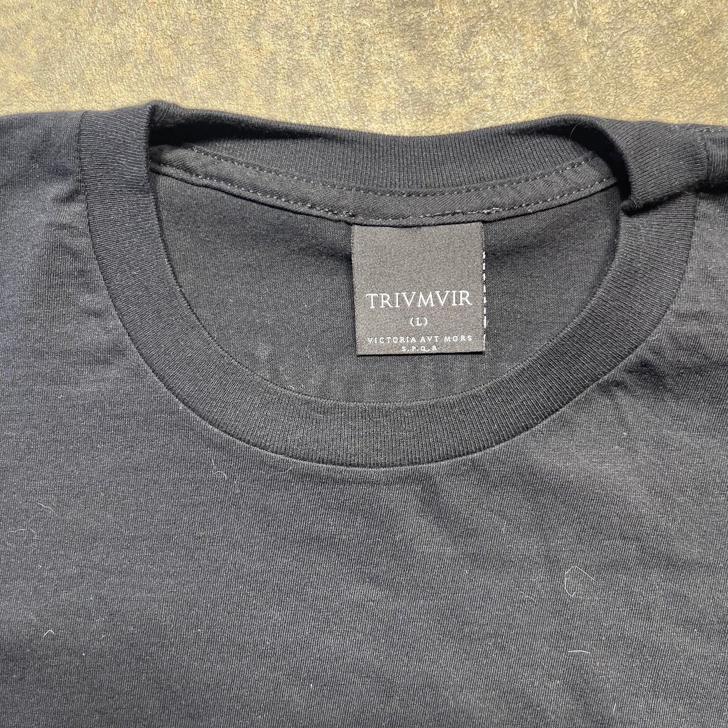 Triumvir Tattoo Lady Size Large Made in USA Premium T-Shirt