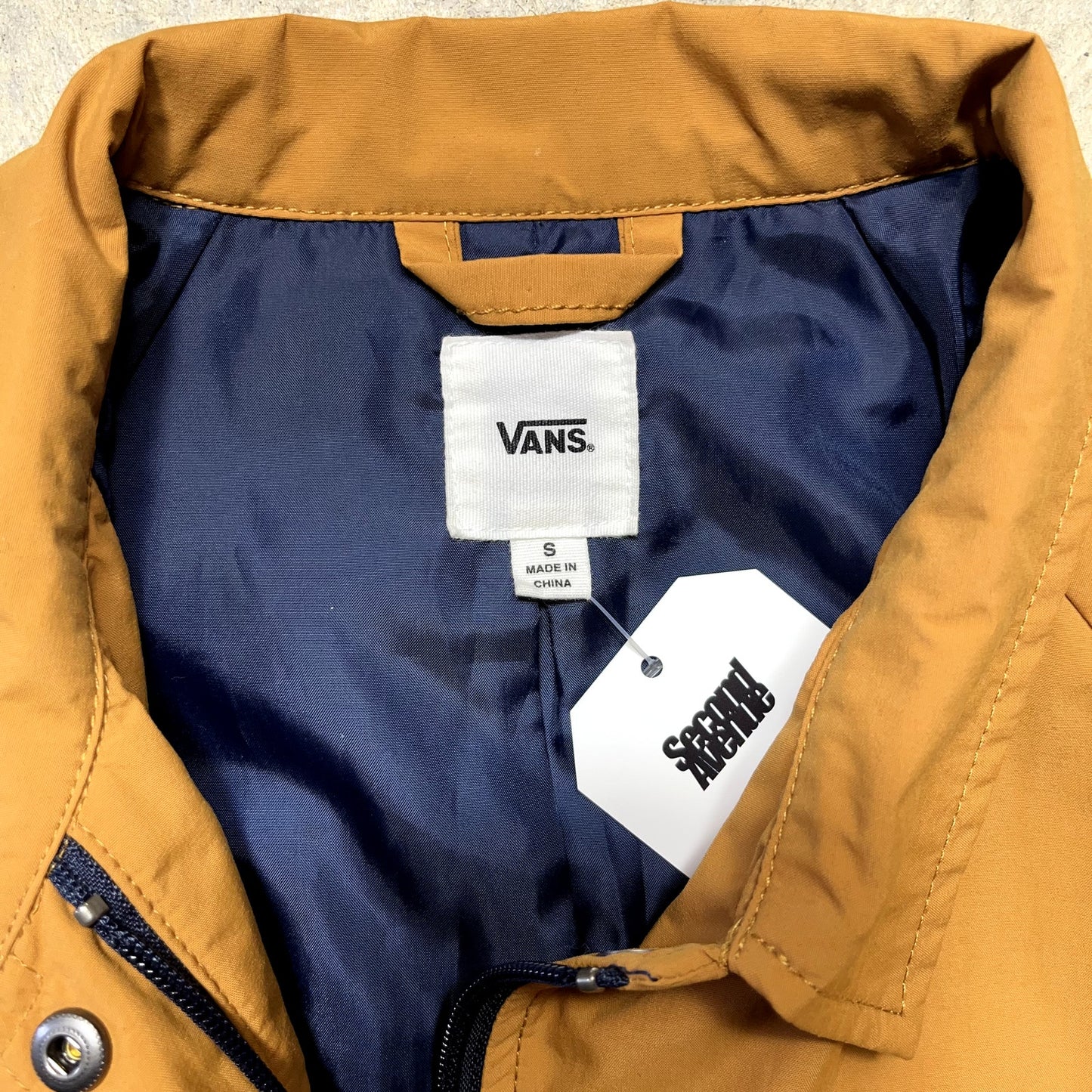 Vans Thanks Coach long rain jacket Size Small