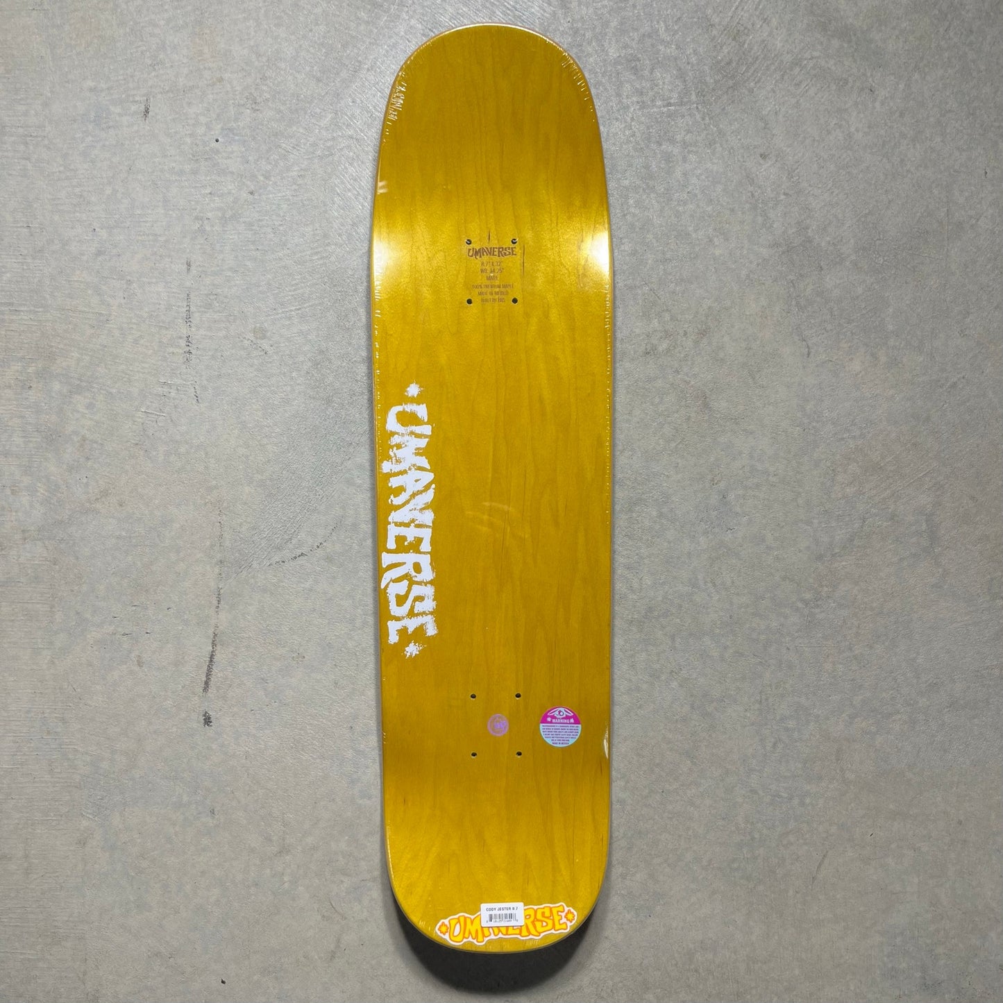 Umaverse Cody Chapman Jester Shaped 8.7” Deck