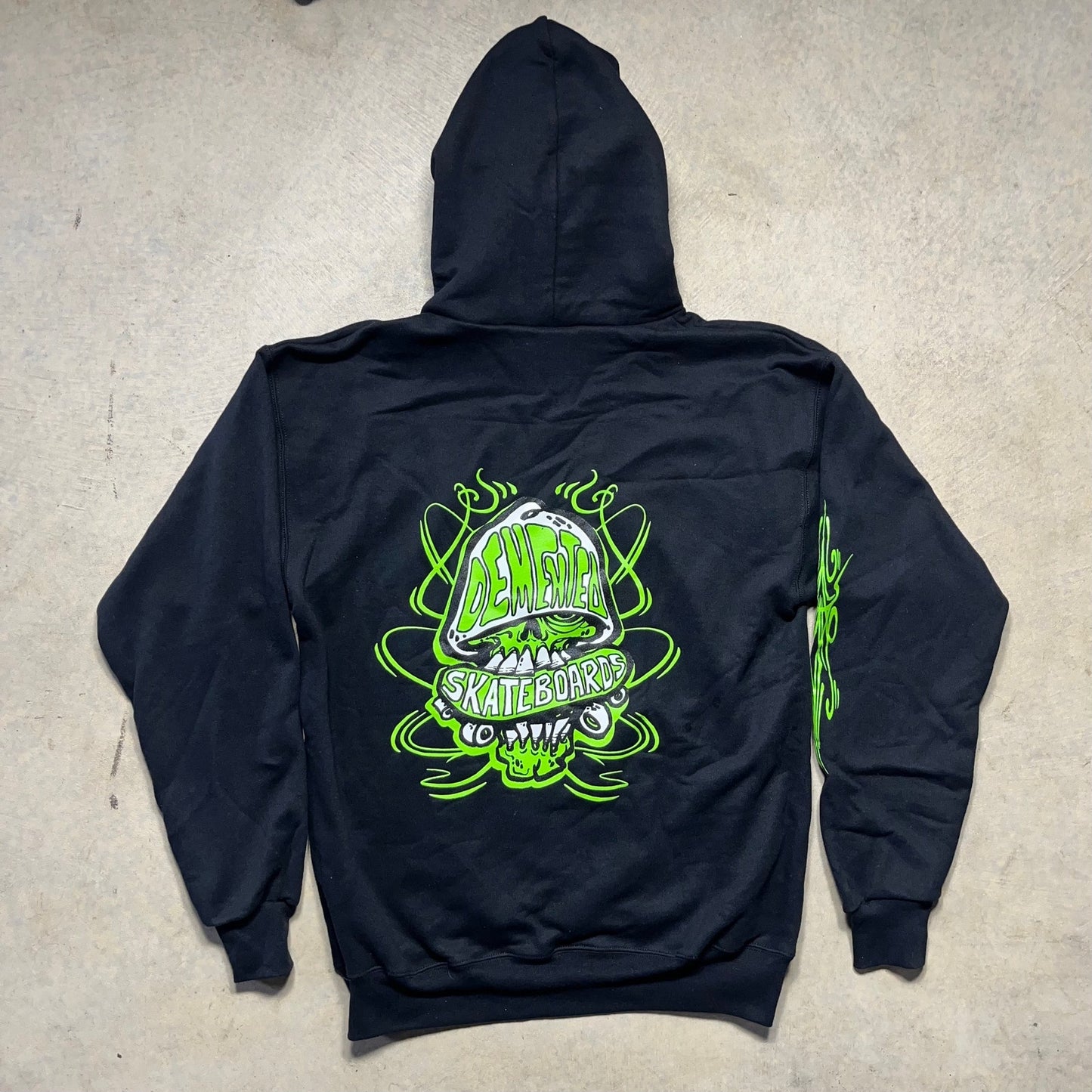 Demented Mushroom Skull Hoodie