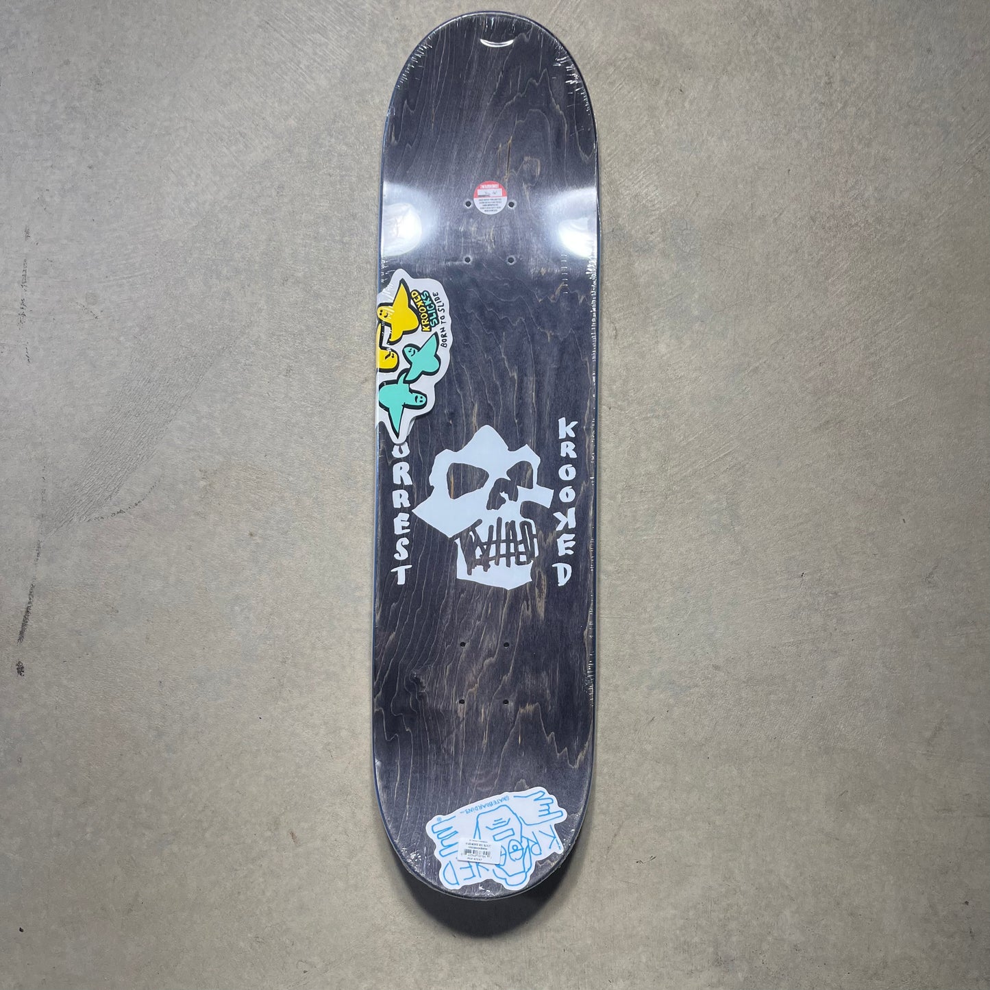 Krooked Worrest Skull Twin Tail Slick 8.3"