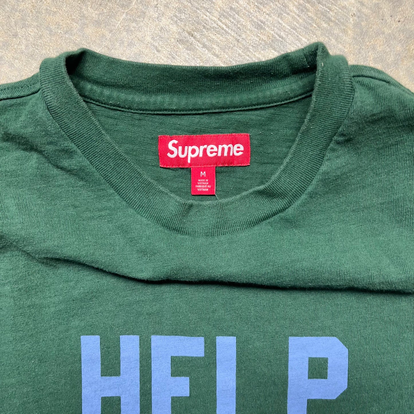 Supreme Help S/S Top in Dark Green Medium