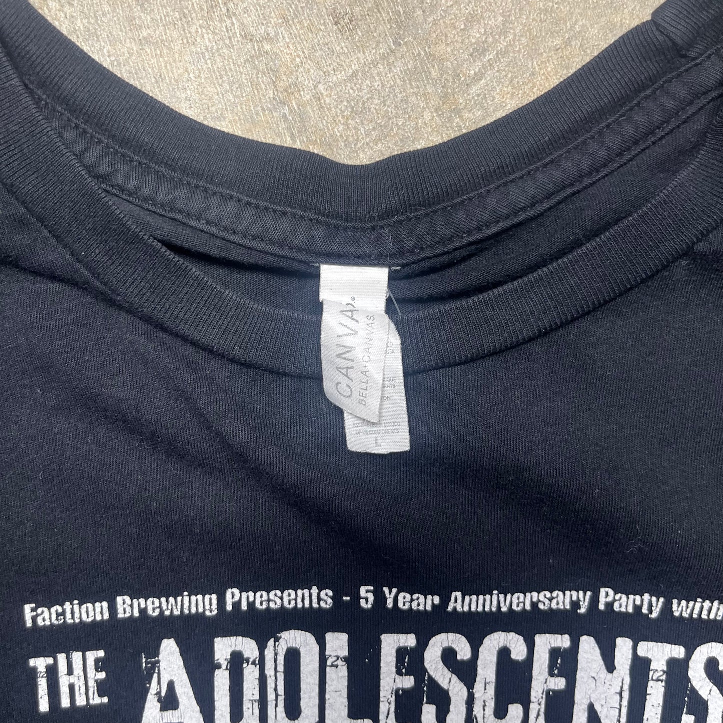 The Adolescents Concert T-Shirt Large