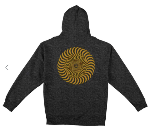Spitfire Classic Swirl Hoodie Charcoal