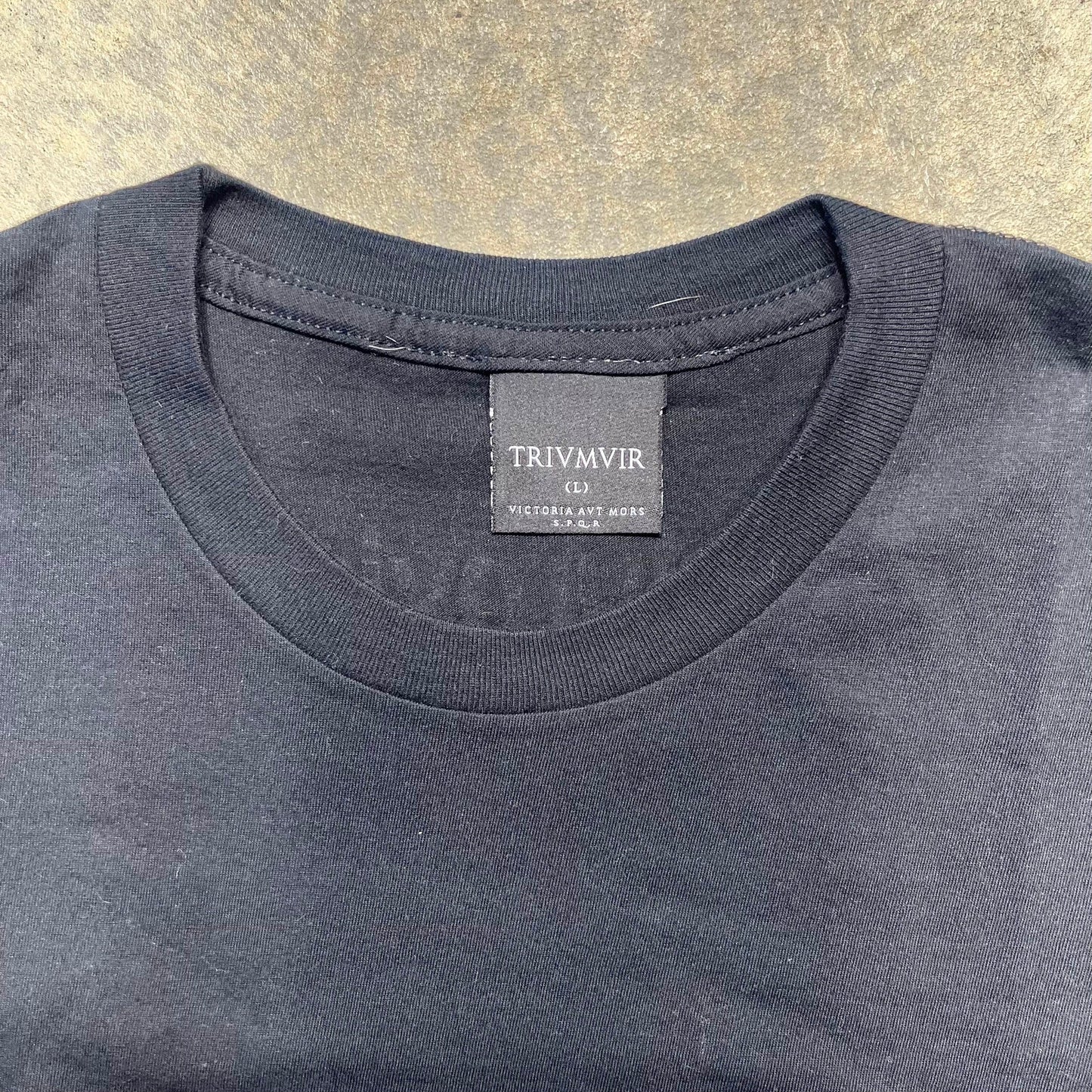 Triumvir Tattoo Lady Size Large Made in USA Premium T-Shirt