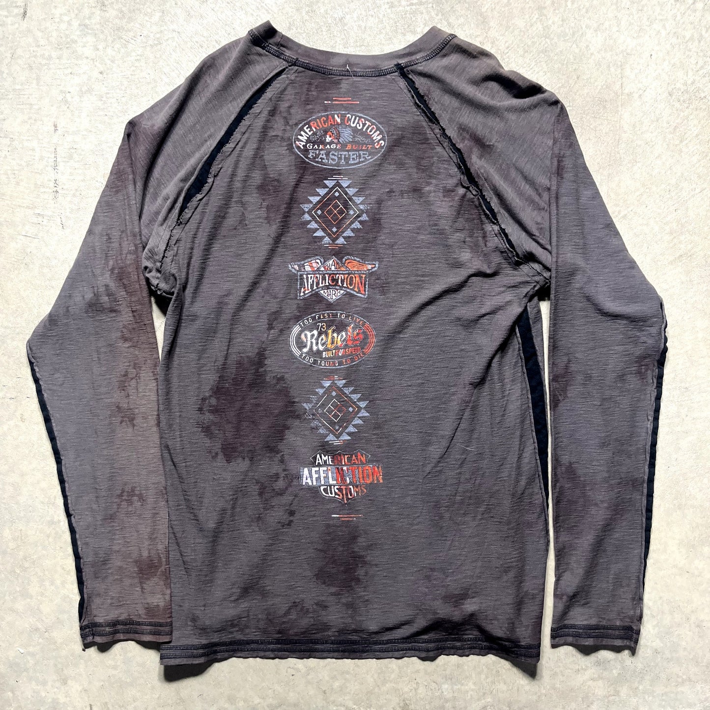 Affliction Longsleeve Shirt Large