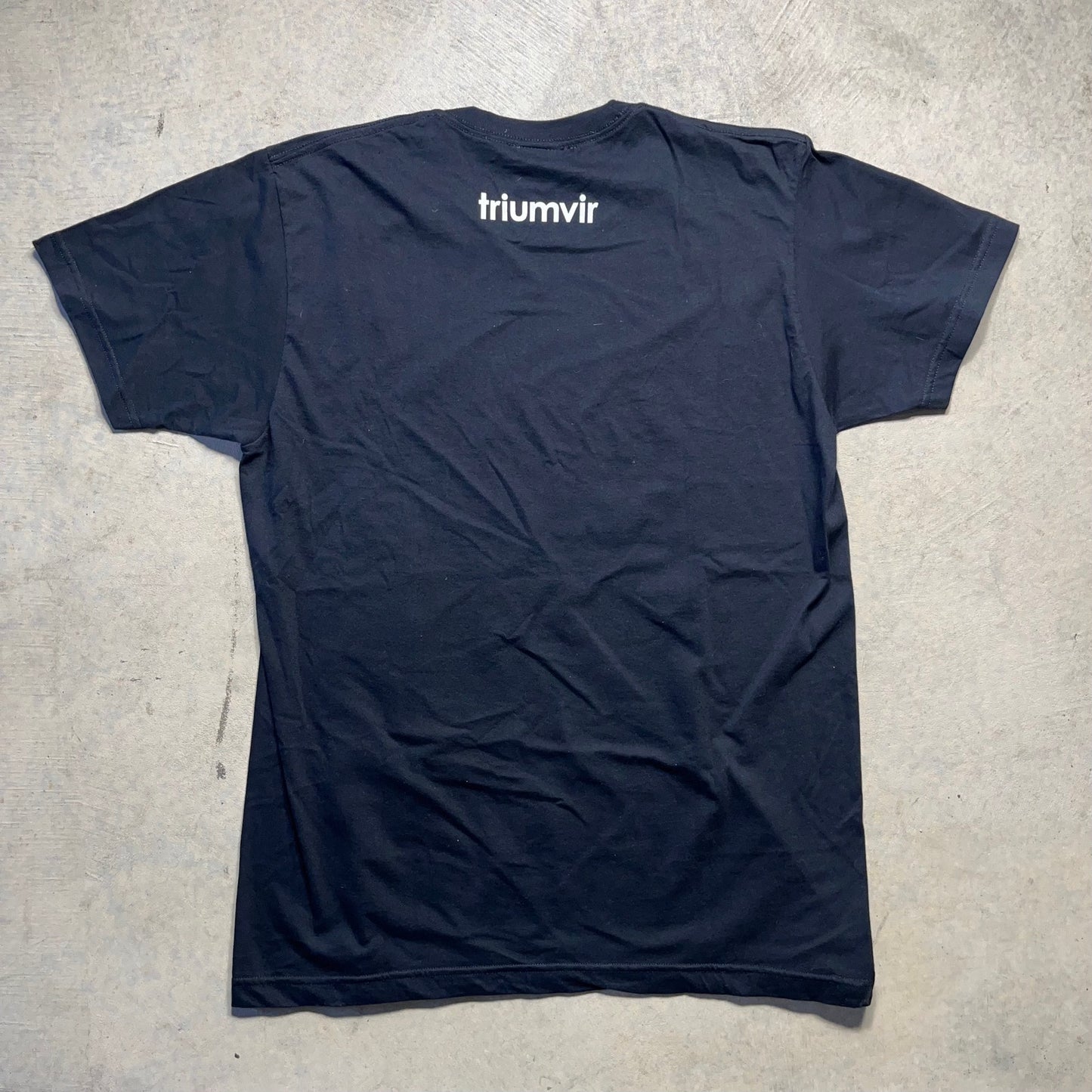 Triumvir Tattoo Lady Size Large Made in USA Premium T-Shirt