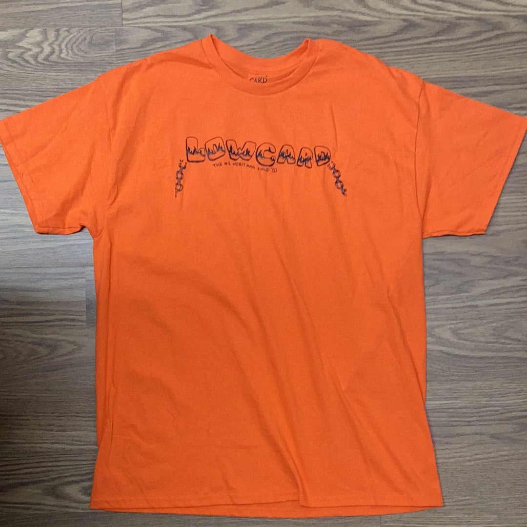 Low Card Orange Chain T