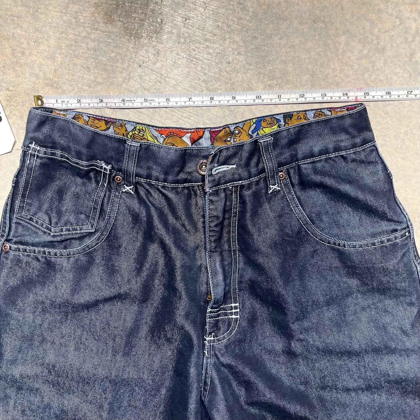 Platinum Fubu Fat Albert Jeans Size 34