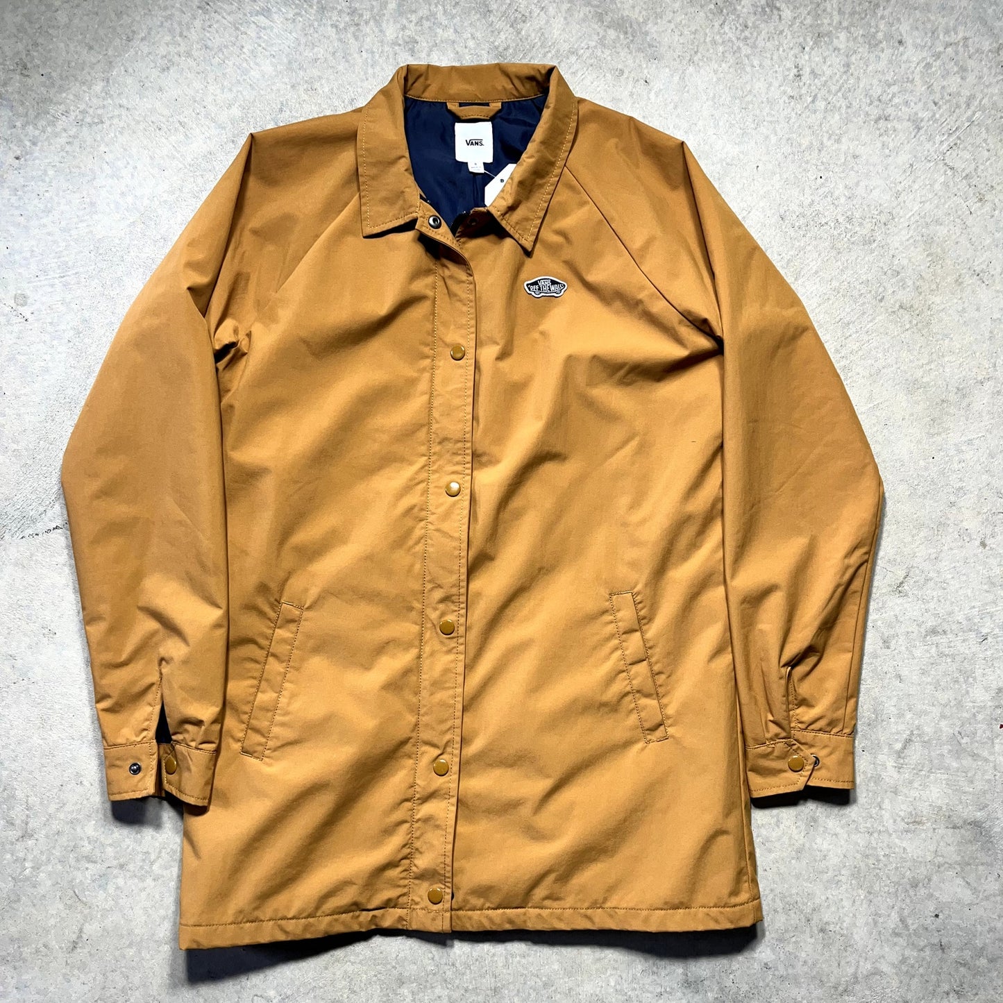 Vans Thanks Coach long rain jacket Size Small