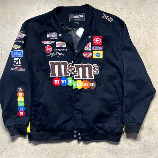 Kyle Busch JH Design M&M's NASCAR racing jacket Size 4XL