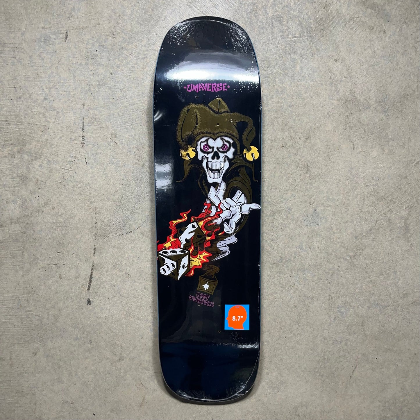 Umaverse Cody Chapman Jester Shaped 8.7” Deck
