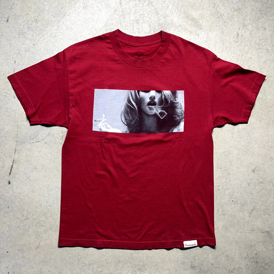 Diamond Supply Co Red Smoke Diamond T-Shirt Size Large