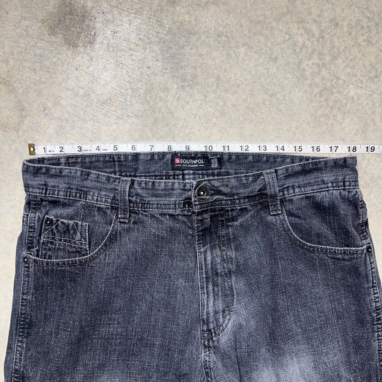 Southpole Men's Jeans Relax Fit 36X32