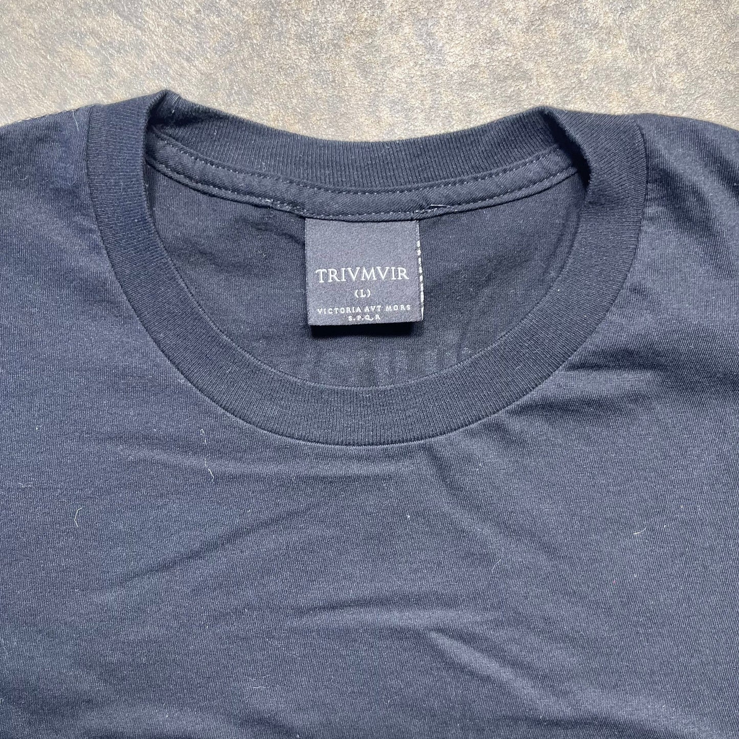 Triumvir Tattoo Lady Size Large Made in USA Premium T-Shirt