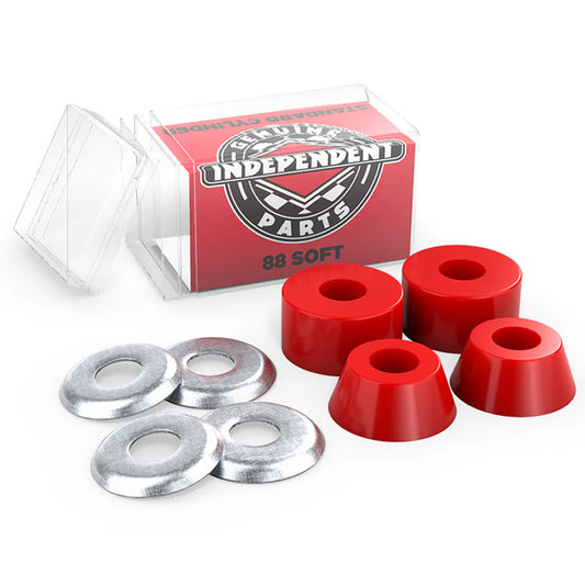 Independent Genuine Parts Standard Cylinder Cushions Soft Red 88
