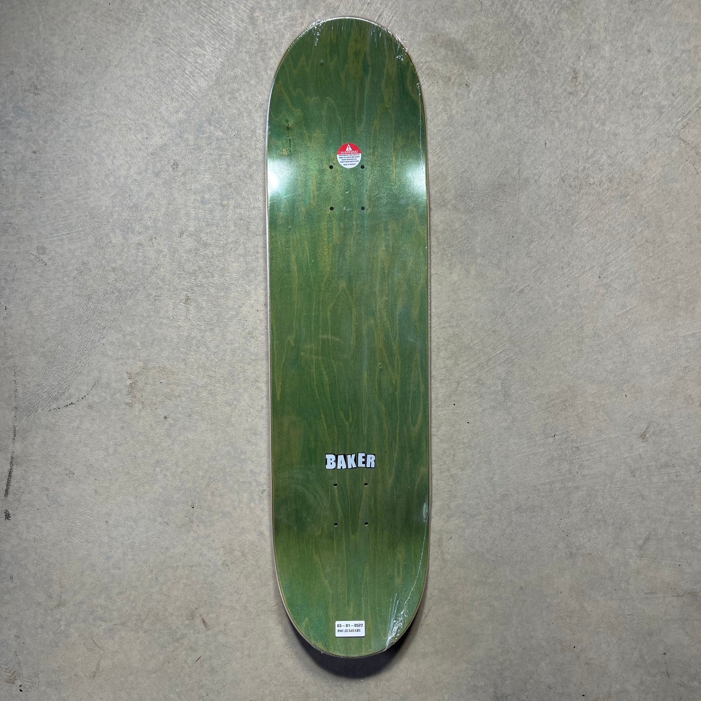 Baker Brand Logo Black 8.38