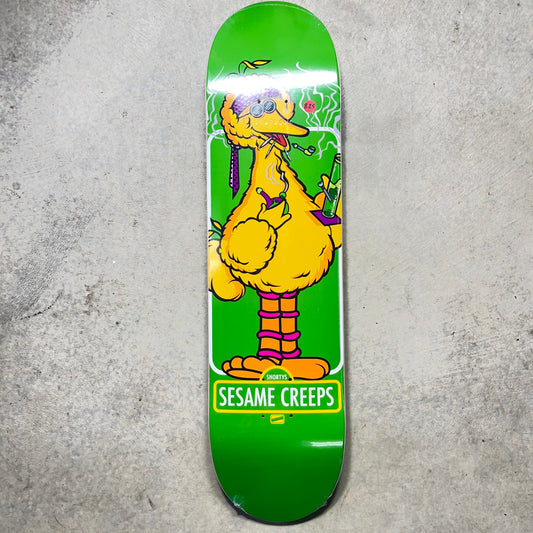 Shorty's Sesame Creeps Big Bird 8.25" Deck