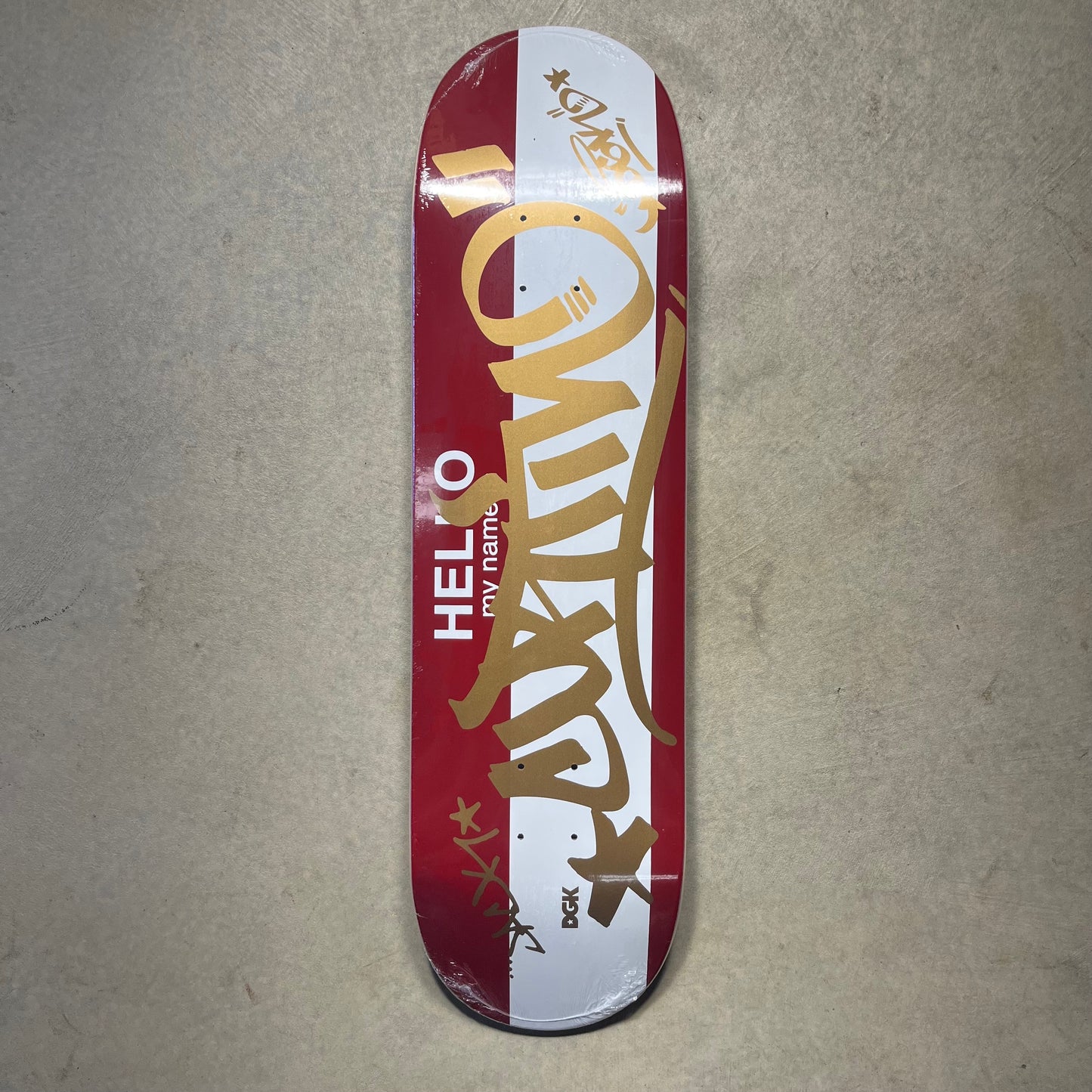 DGK Hello My Name is.. Curtin 8.5" Deck