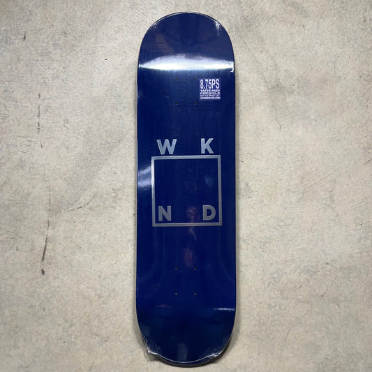 WKND Logo Deck Navy 8.75"