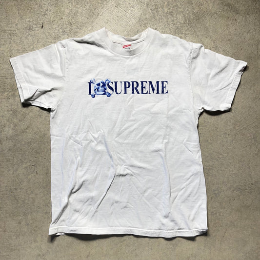 Supreme Skull Tee White Medium