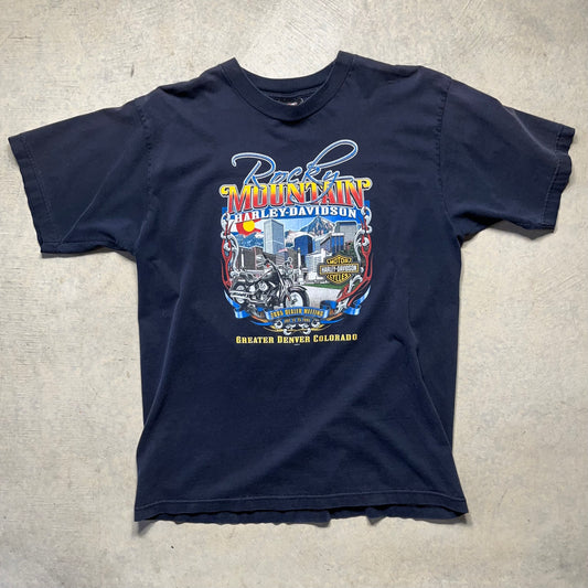 Vintage Harley Davidson Rocky Mountain T-shirt XL