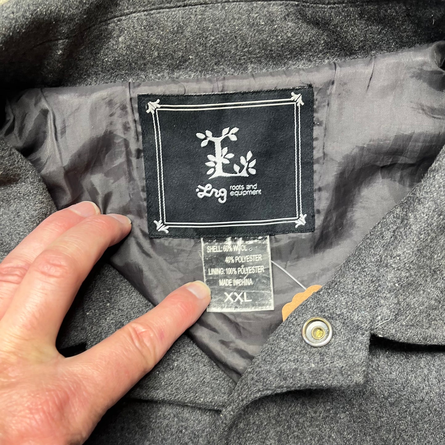 LRG Team Roots People Wool Jacket XXL