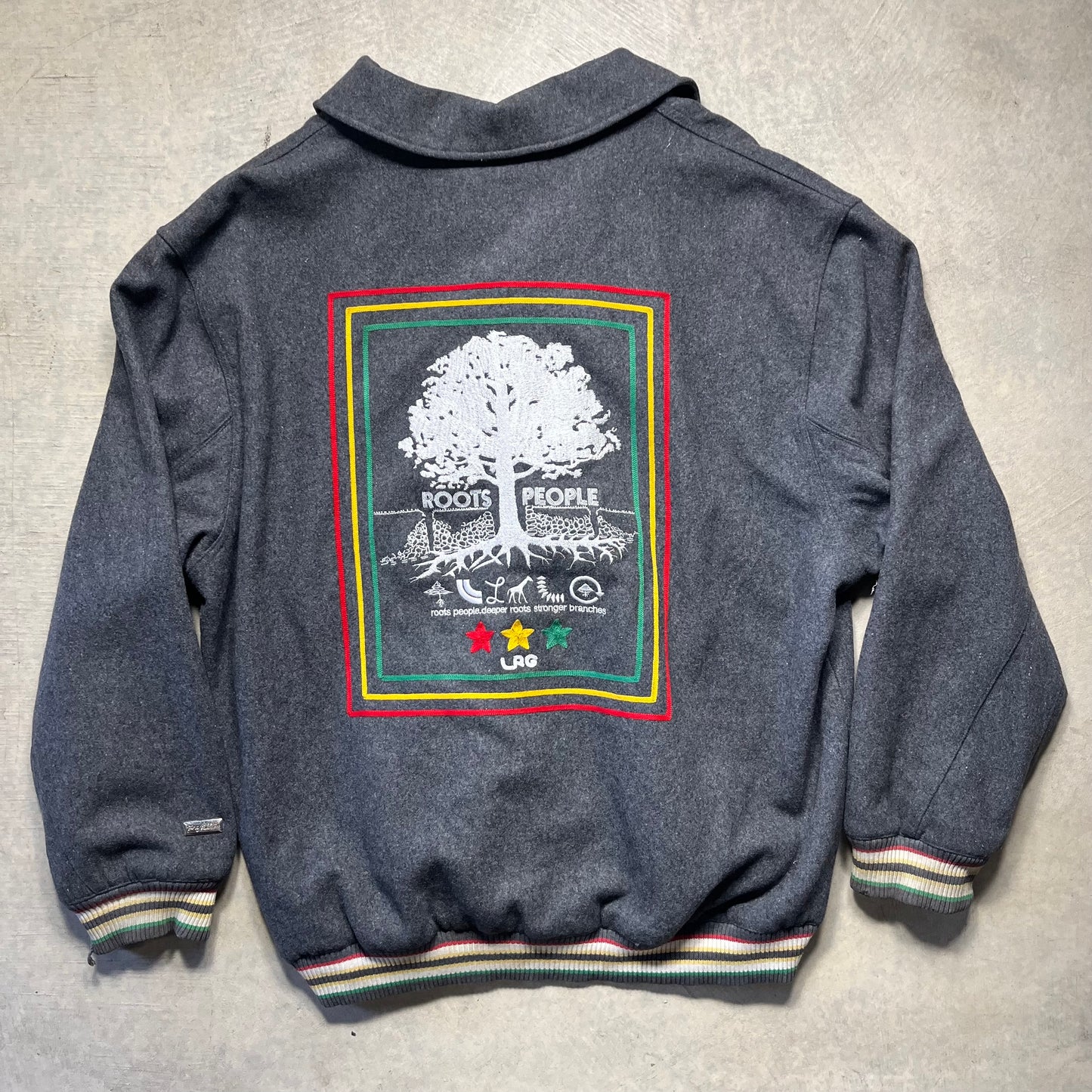 LRG Team Roots People Wool Jacket XXL