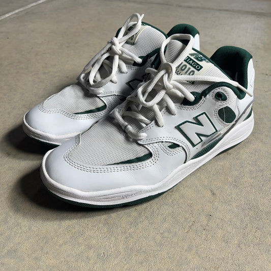 New Balance Numeric 1010 Tiago Lemos White Forest Green Size 9