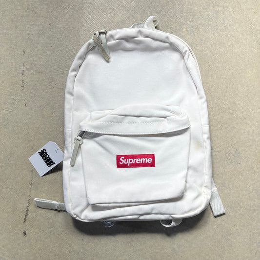Supreme Canvas Backpack White