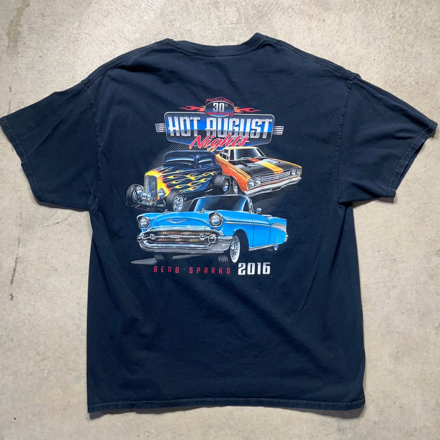 Hot August Nights 30th Anniversary Tshirt XL