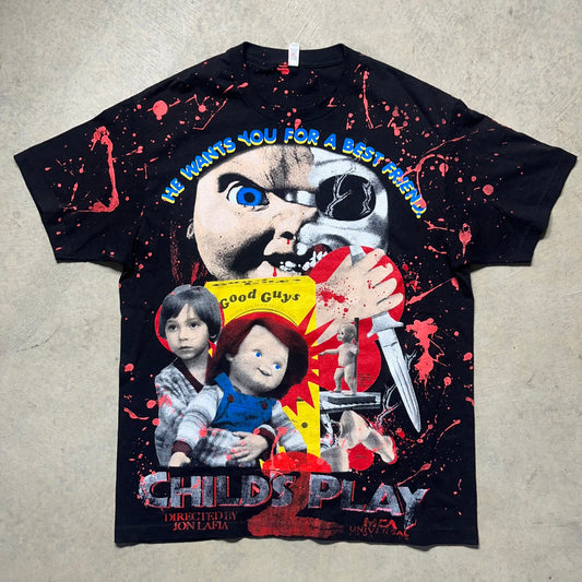 Backstock Co Child's Play 2 Chucky All Over Print Tshirt Large