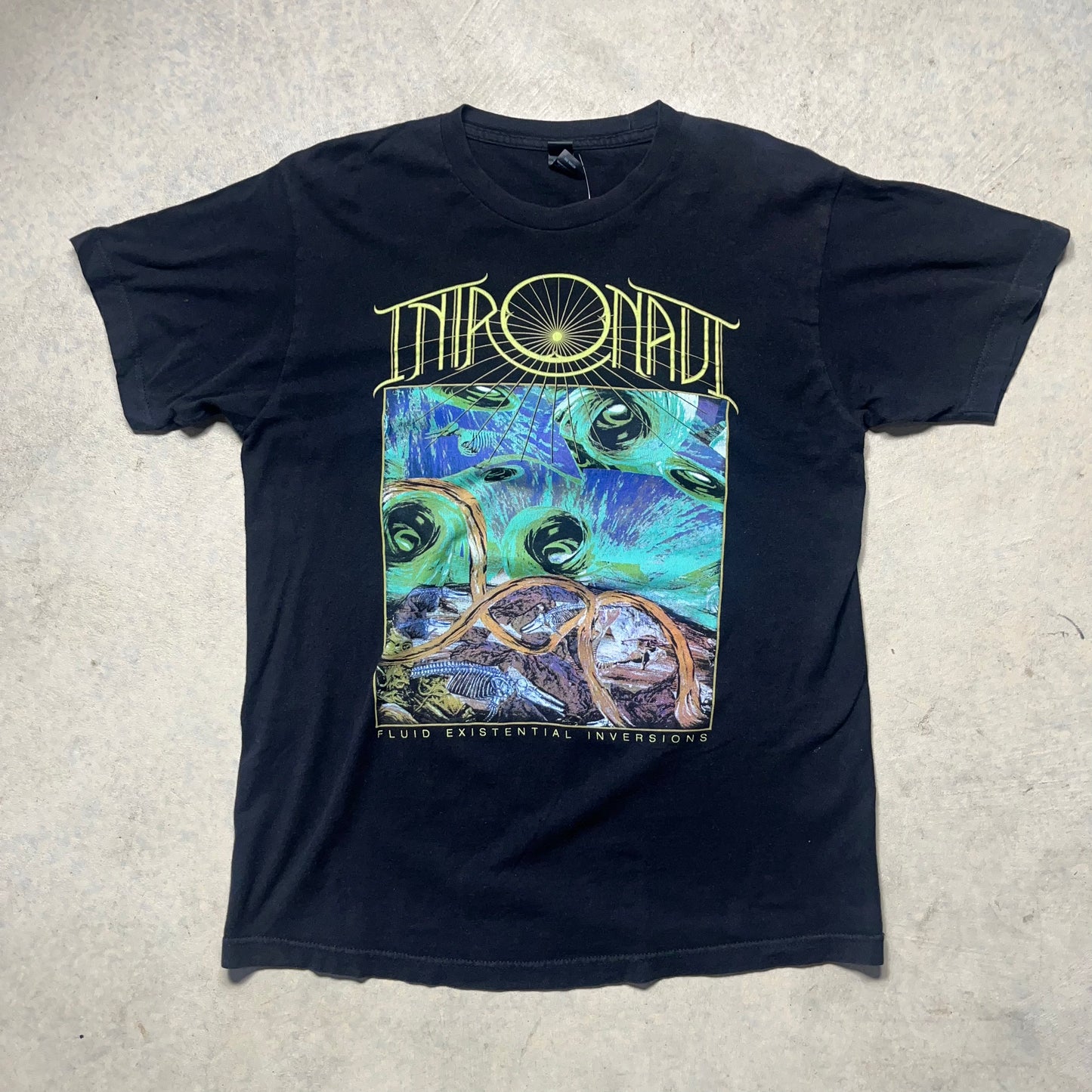Intronaut Fluid Exostential Inversions T-Shirt Medium