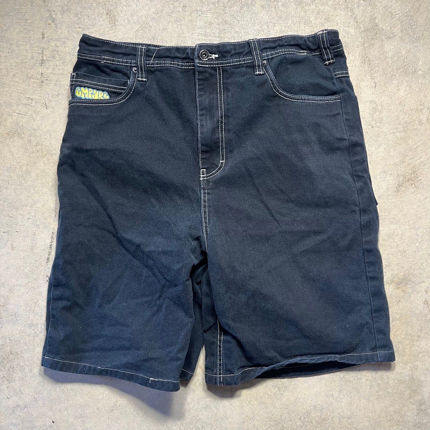 Empyre Black Denim Shorts Size 38