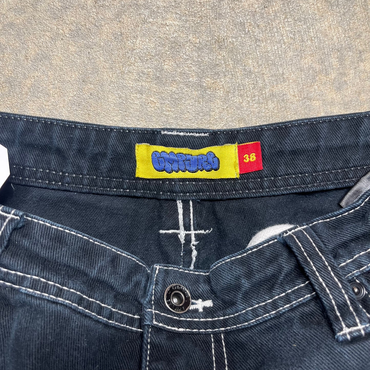 Empyre Black Denim Shorts Size 38