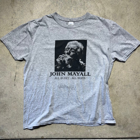 Vintage John Mayall Signed T-Shirt XL