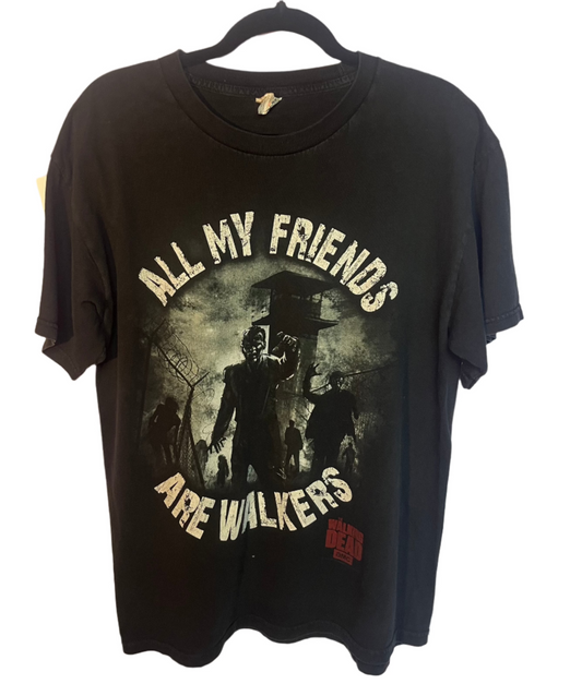 T-Shirt Vintage Walking Dead Large