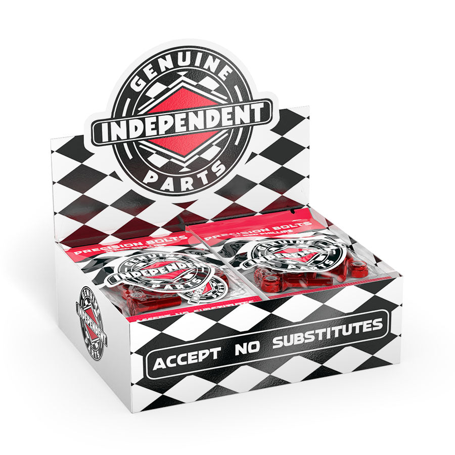 Independent Bolts 7/8" Phillips Black/Red