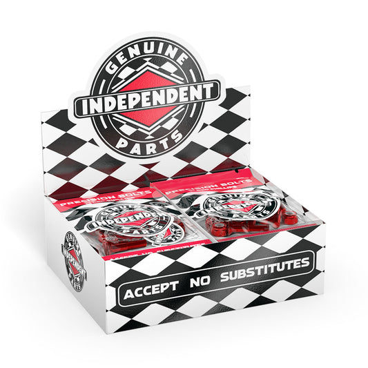 Independent Bolts 7/8" Phillips Black/Red
