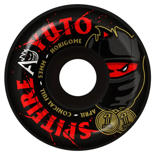 Spitfire x April F4 99d Yuto Conical Full Skateboard Wheels