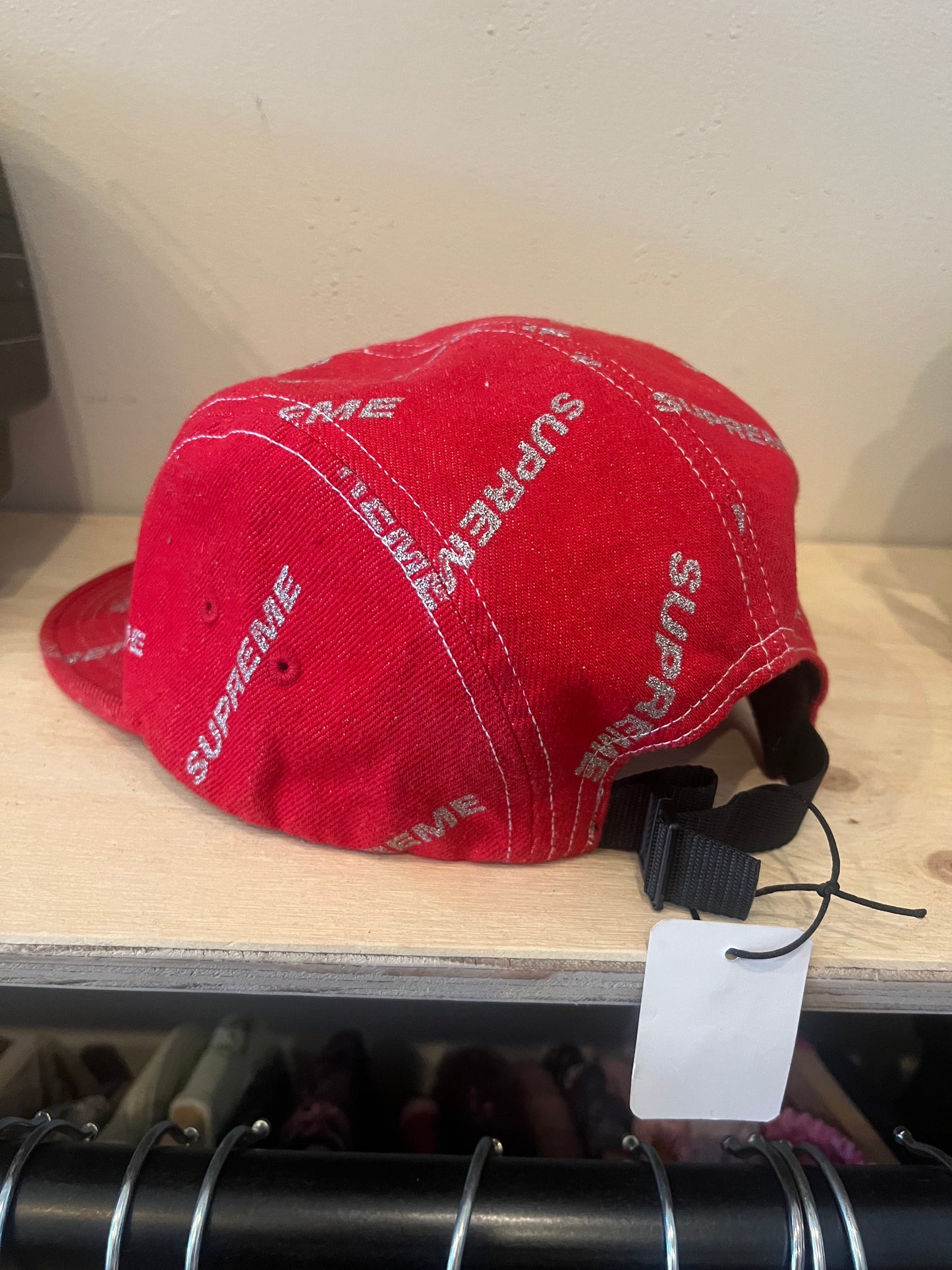 Supreme Red Five Panel Hat