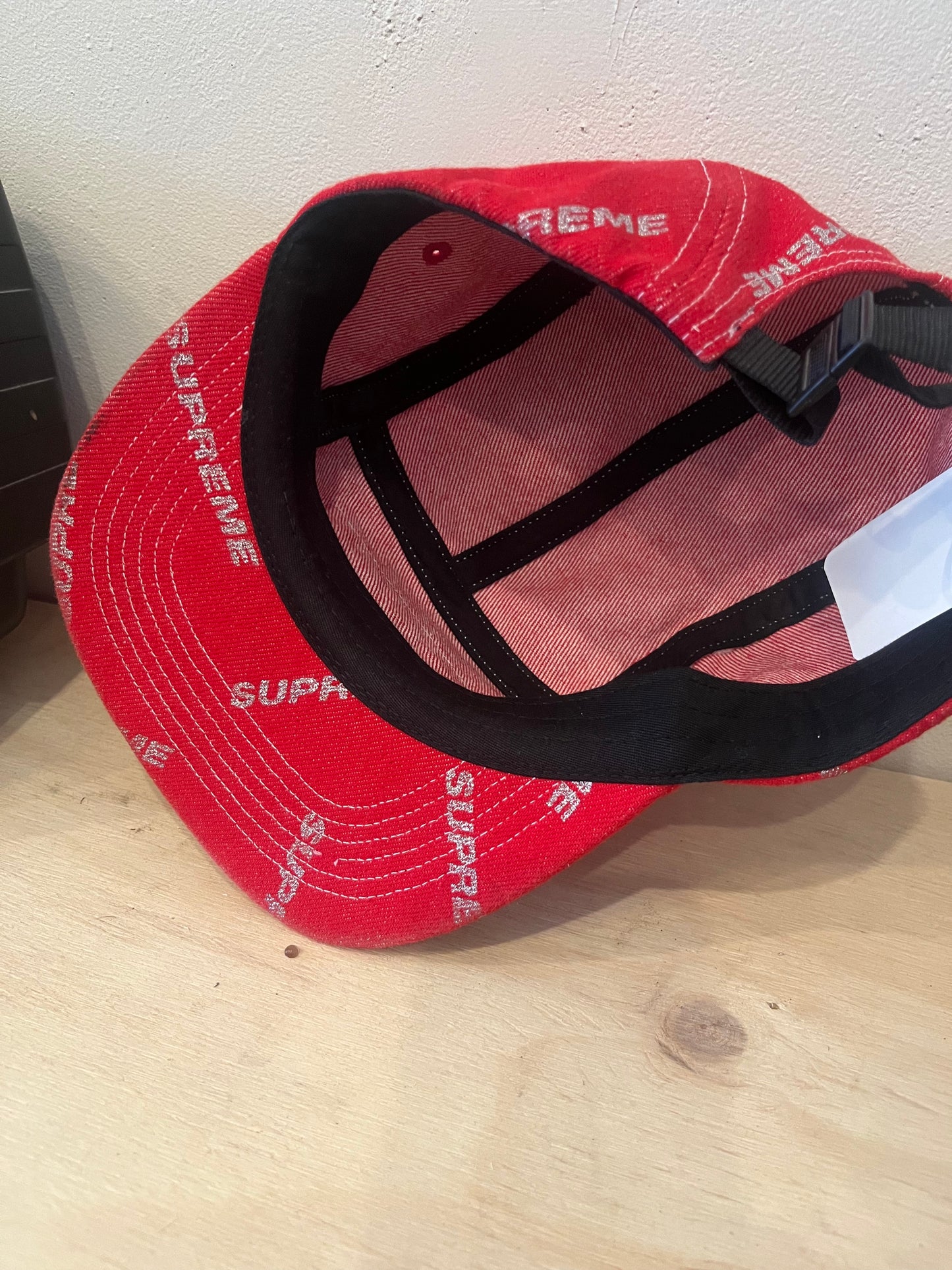 Supreme Red Five Panel Hat