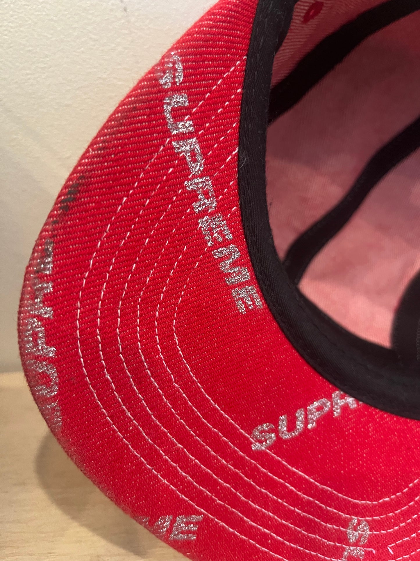 Supreme Red Five Panel Hat