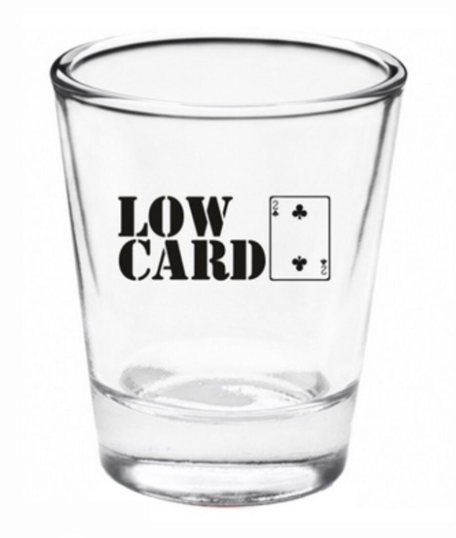 Low Card Shot Glass