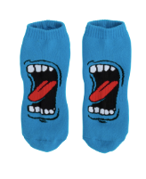 Big Mouth No Show Socks Blue Size 9-11 Men's