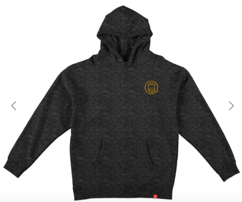 Spitfire Classic Swirl Hoodie Charcoal