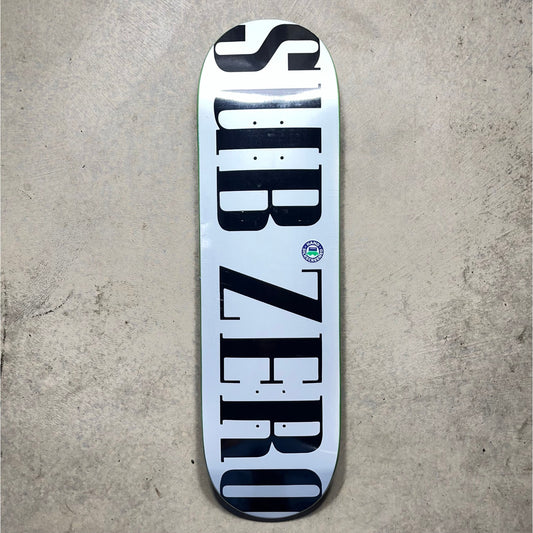Subzero Real Life Screenprinted Deck 8.75