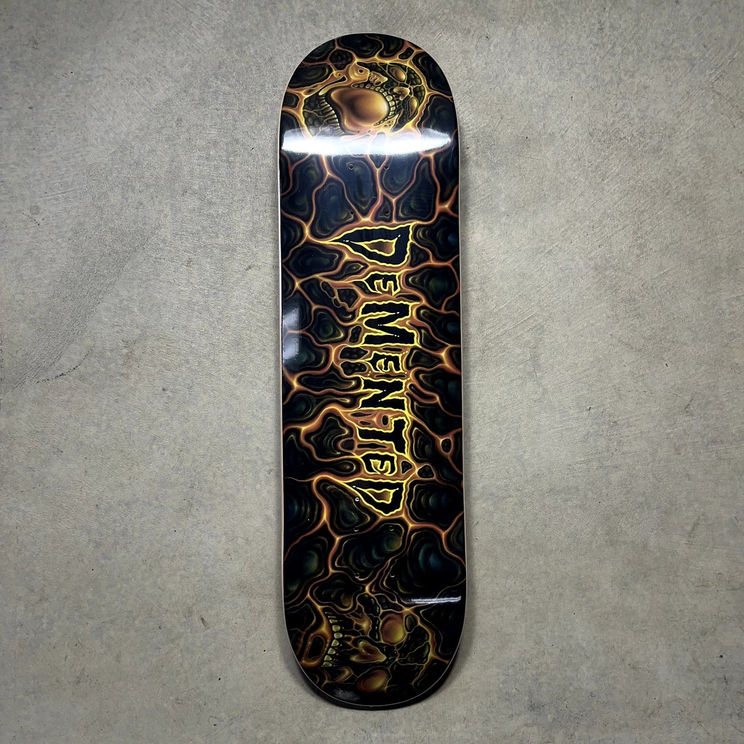 Demented Skull Logo Deck