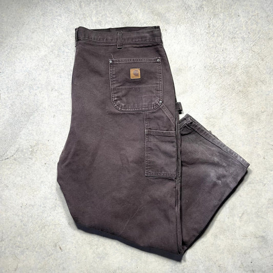 Carhart Double Knee Canvas Work Pants 44 X 32