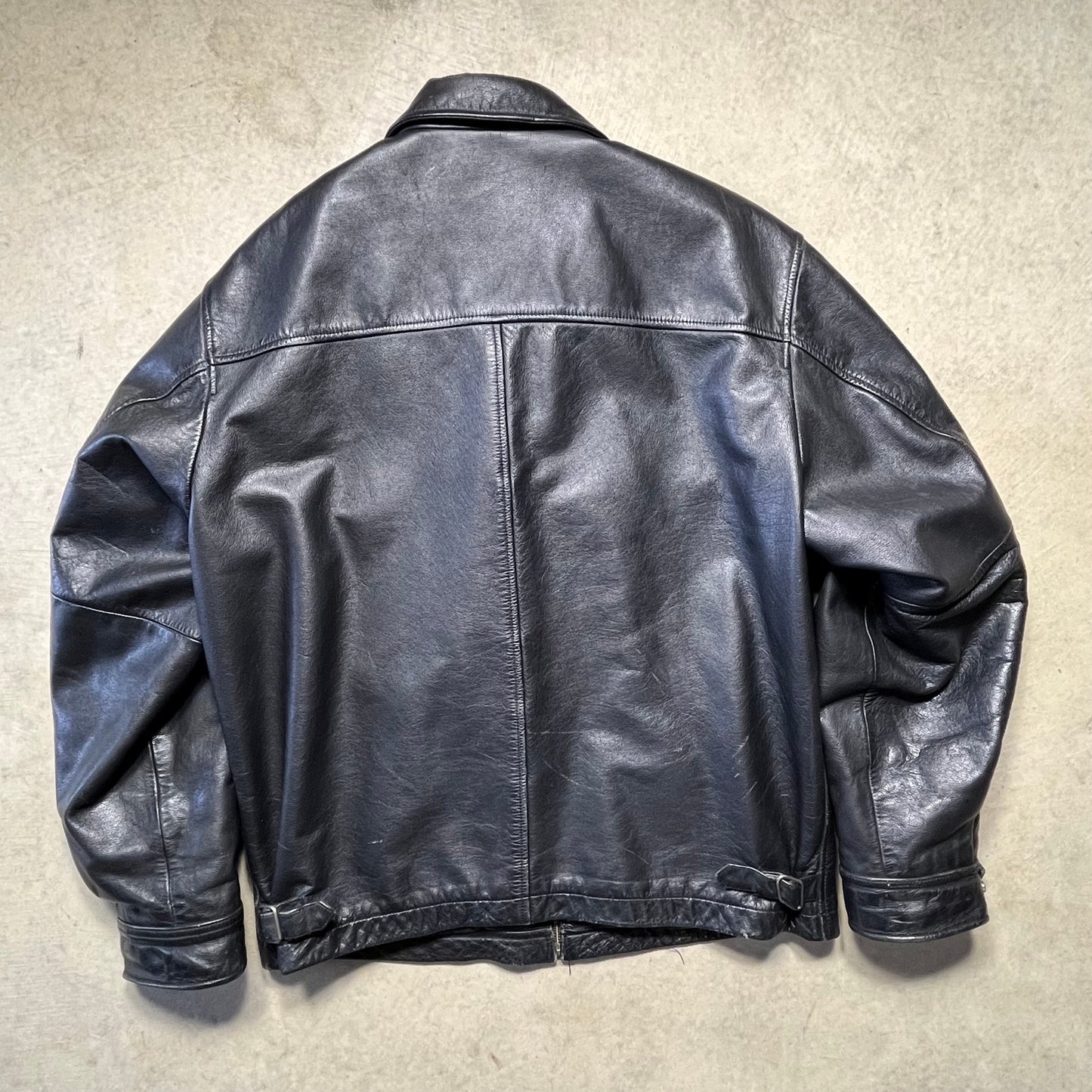 Vintage Gap Leather Jacket Men's Large